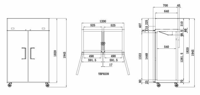 双温冰箱 YBF9239
